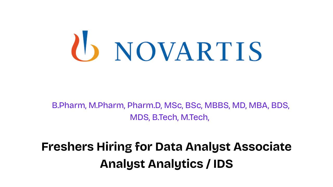 Freshers Hiring for Data Analyst