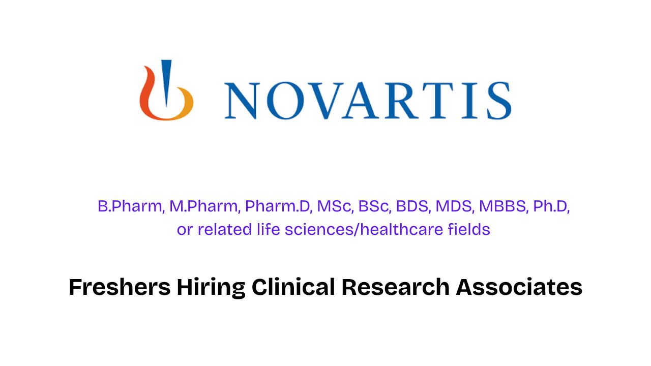 Freshers Hiring Clinical Research Associates