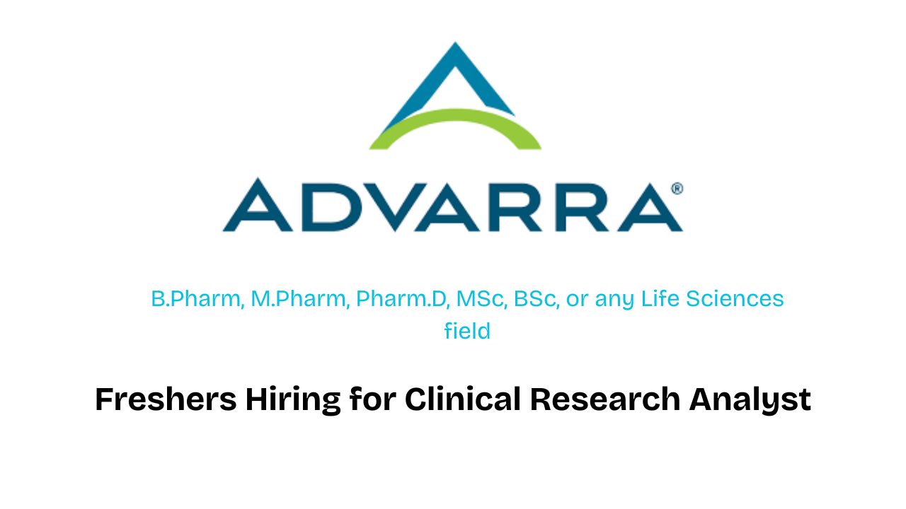 Freshers Hiring for Clinical Research Analyst
