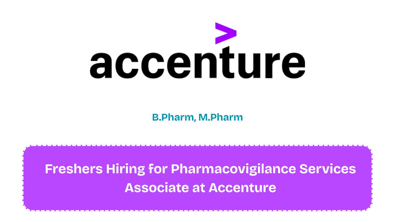 Freshers Hiring for Pharmacovigilance Services Associate