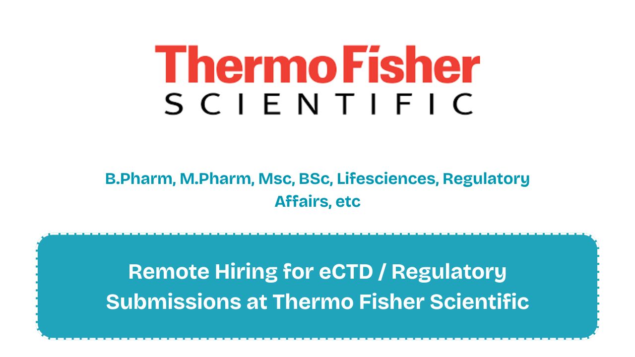 Remote Hiring for eCTD / Regulatory Submissions