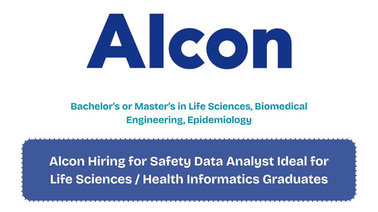 Alcon Hiring for Safety Data Analyst