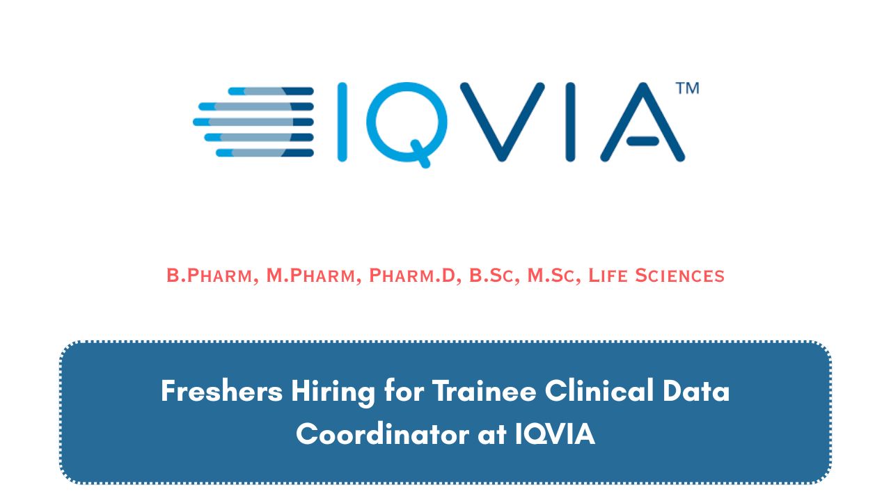 Freshers Hiring for Trainee Clinical Data Coordinator