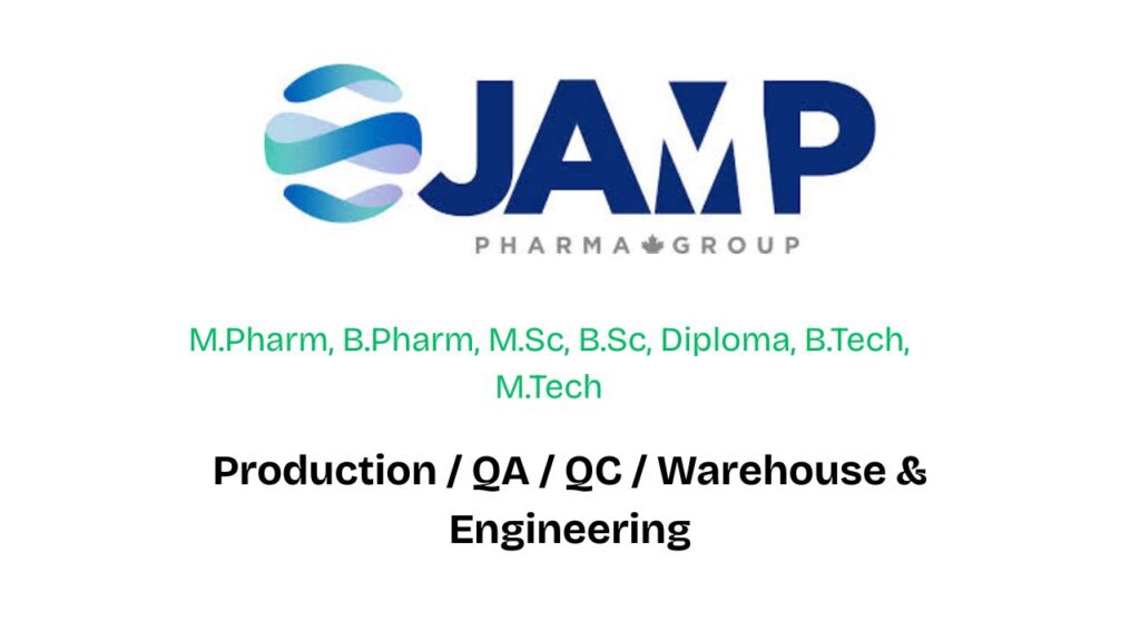 JAMP India Pharmaceuticals Hiring