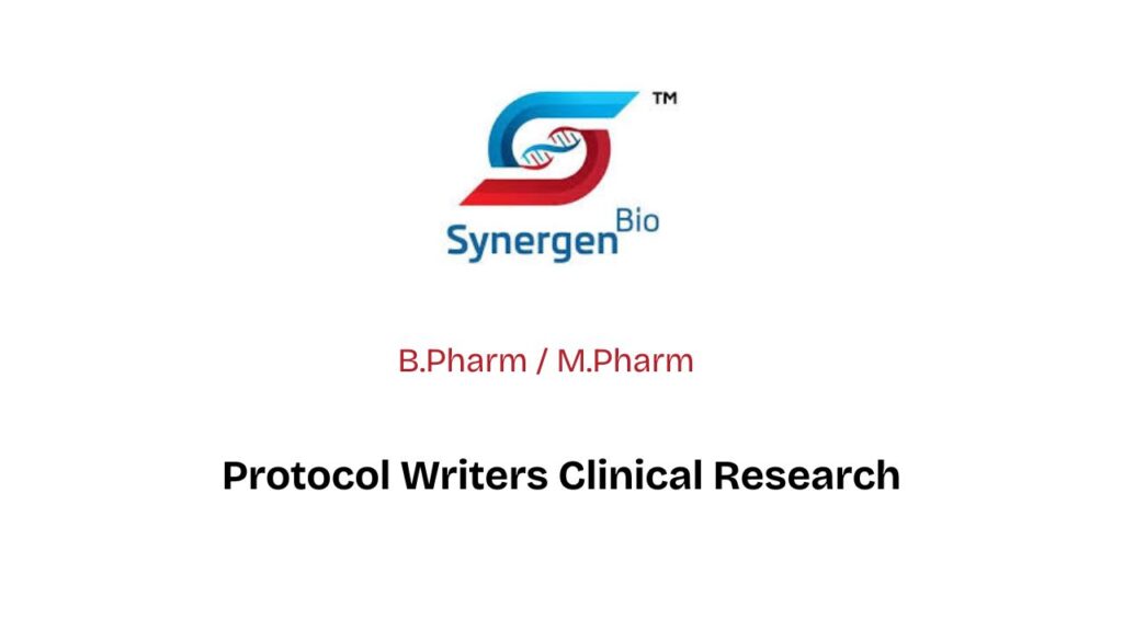 Bio Synergen Hiring Protocol Writers Clinical Research