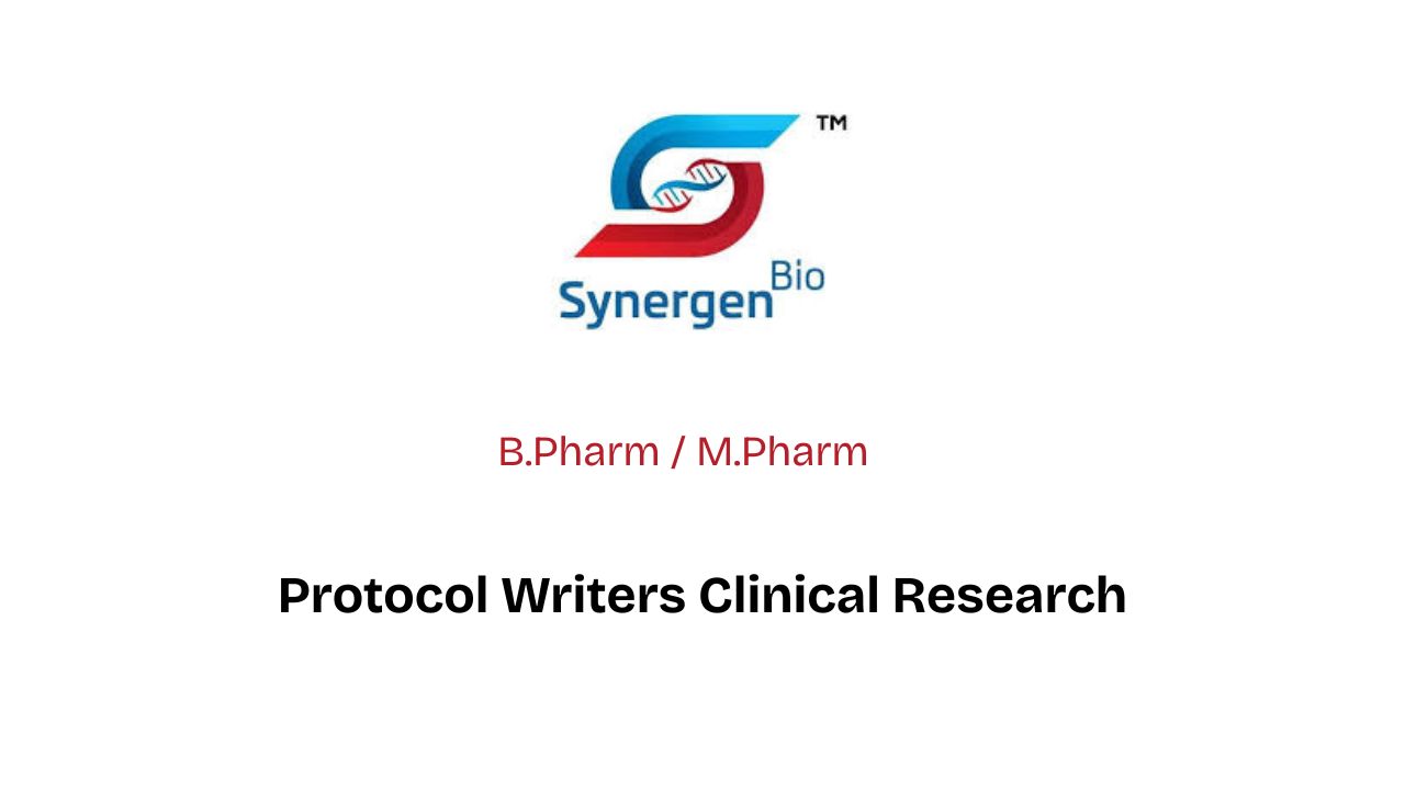 Bio Synergen Hiring Protocol Writers Clinical Research