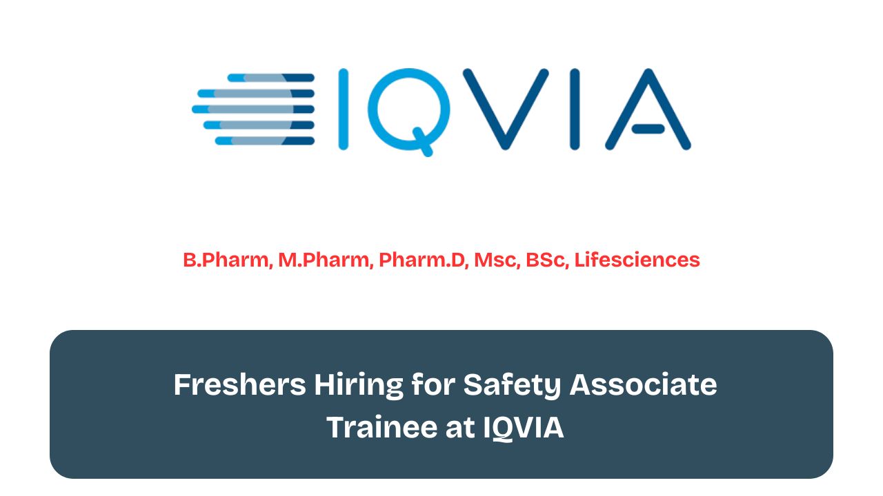 Freshers Hiring for Safety Associate Trainee