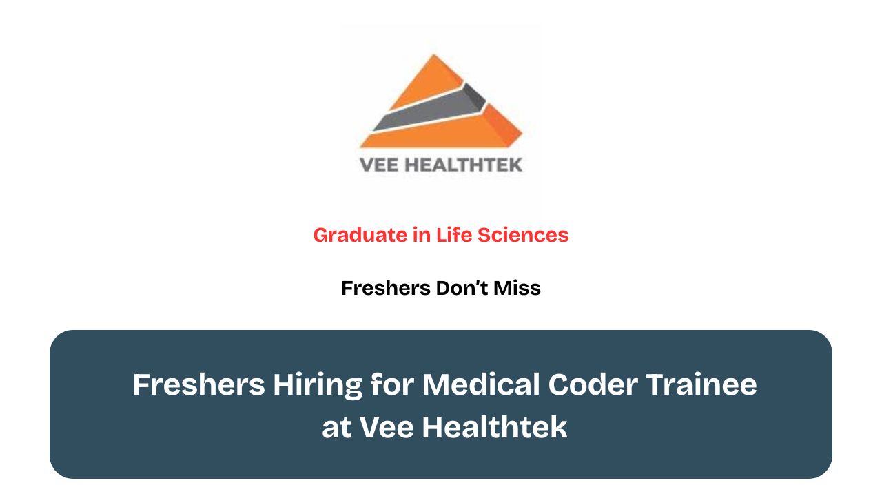Freshers Hiring for Medical Coder Trainee