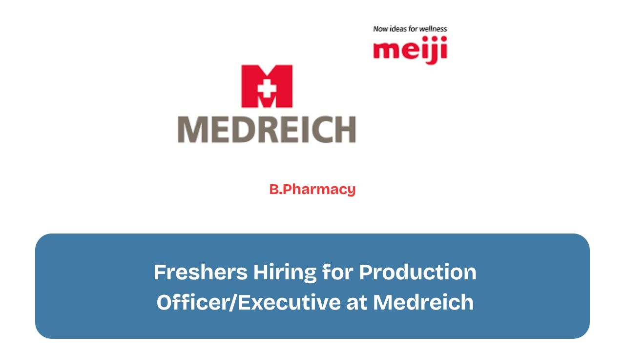 Freshers Hiring for Production Officer/Executive