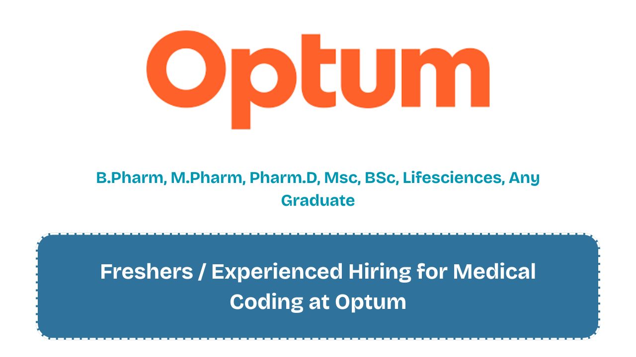 Freshers / Experienced Hiring for Medical Coding