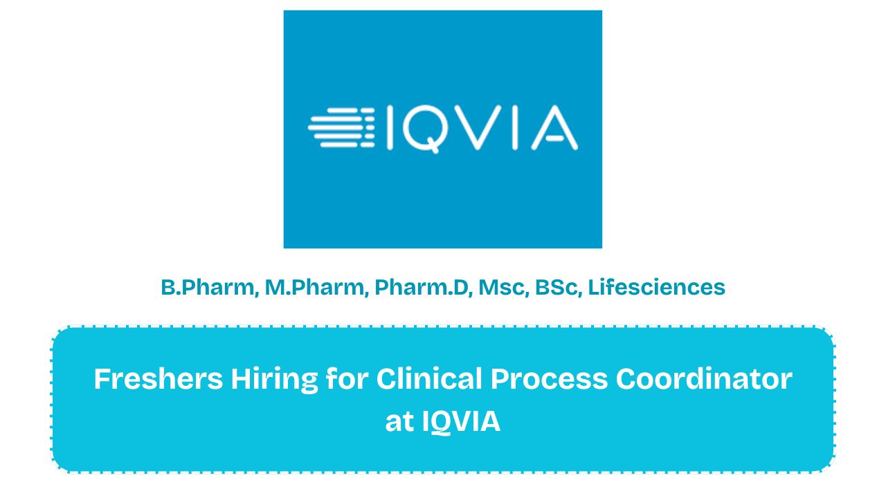 Freshers Hiring for Clinical Process