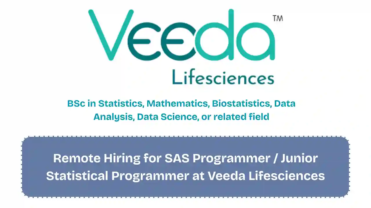 Remote Hiring for SAS Programmer / Junior Statistical Programmer