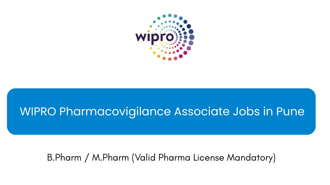 WIPRO Pharmacovigilance Associate