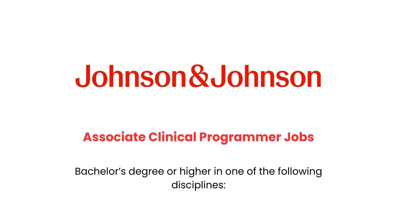 Associate Clinical Programmer Jobs